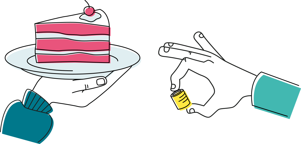Kuchenverkauf